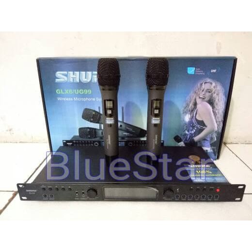 Cuci Gudang Microphone Mic wireless shure GLX 6 / UG 99 UHF professional