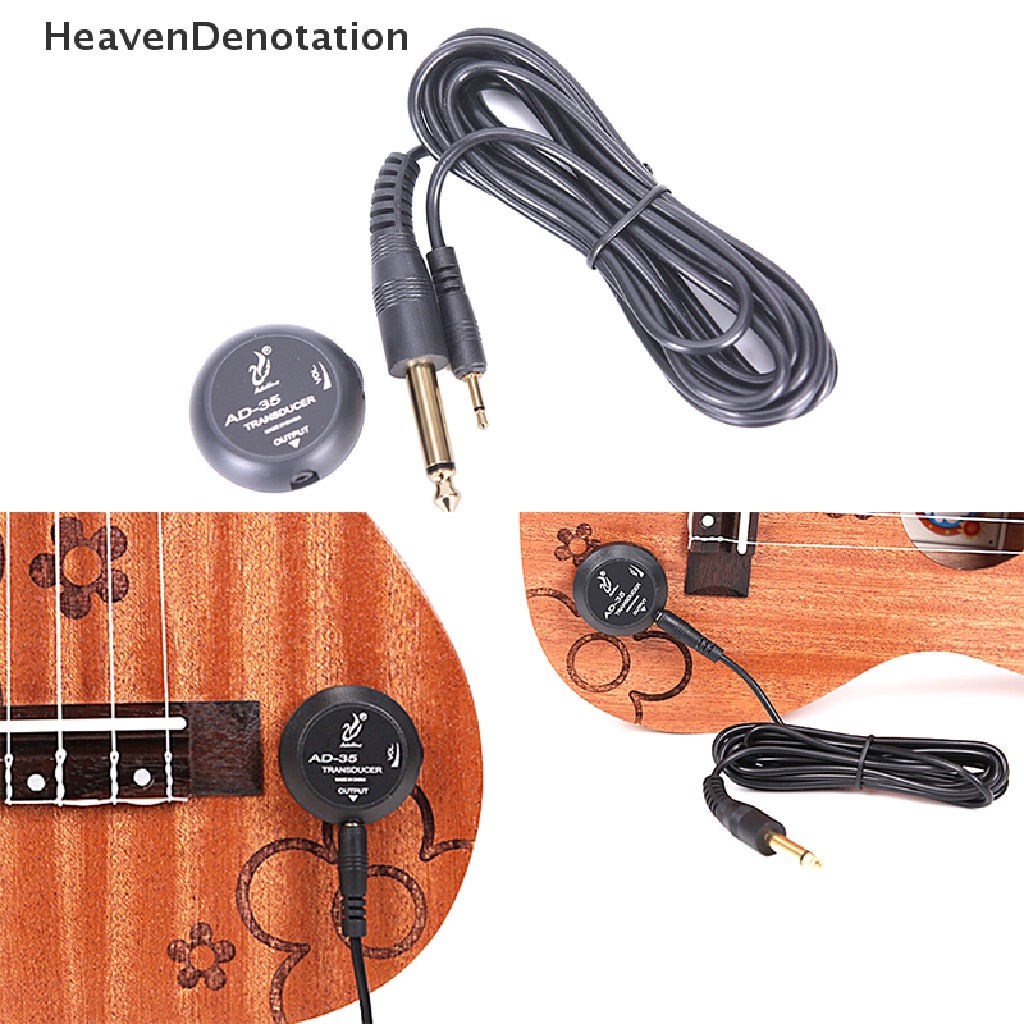 Ad-35 Pick Up Piezo Amplifier Transducer Pickup Untuk Gitar Akustik Ukulele