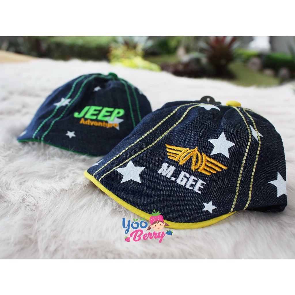 YooBerry Topi Bayi Painter Denim Keren Berry Mart