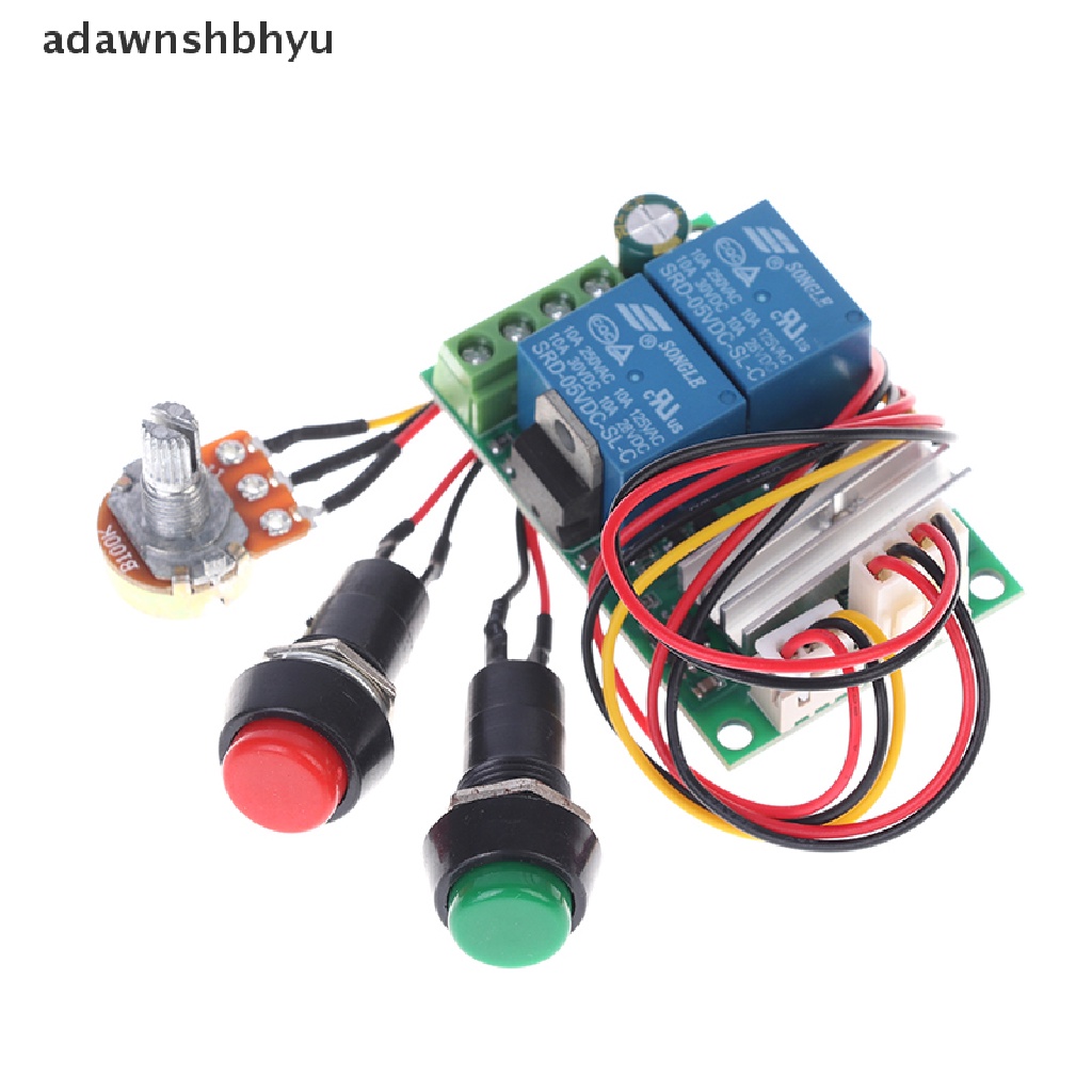 Adawnshbhyu DC 6V 12V 24V PWM DC motor speed controller Saklar Maju Mundur