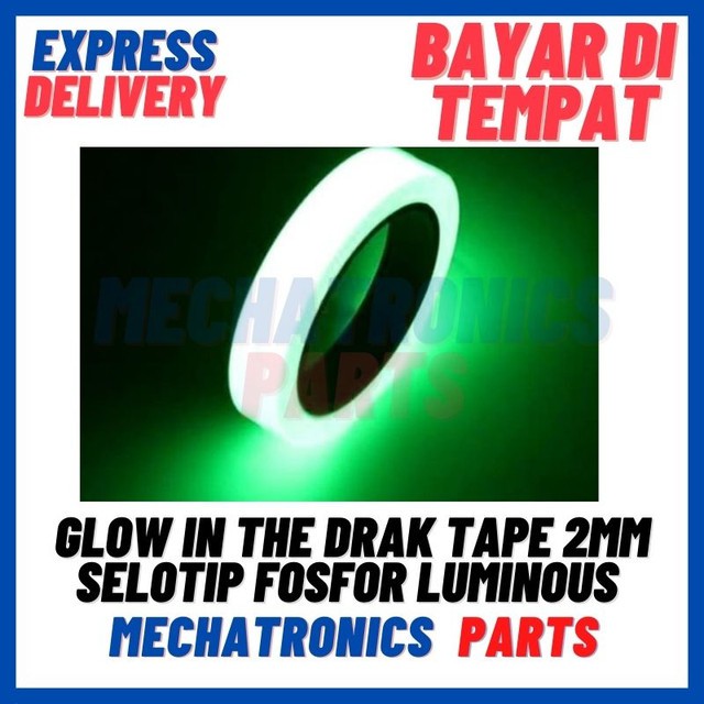 [DEV-9377] GLOW IN THE DRAK TAPE 2MM SELOTIP FOSFOR LUMINOUS STICKER 1METER