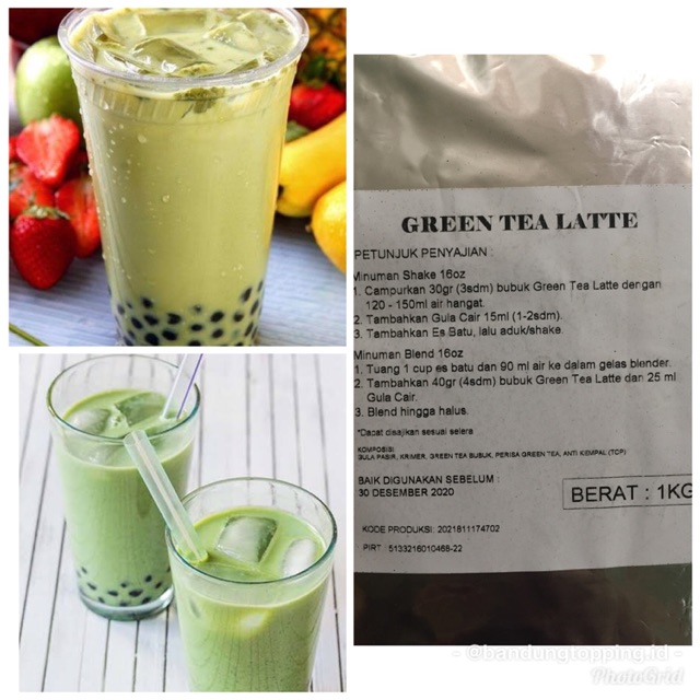 Bubble drink Green Tea 1kg TERLARIS!!!