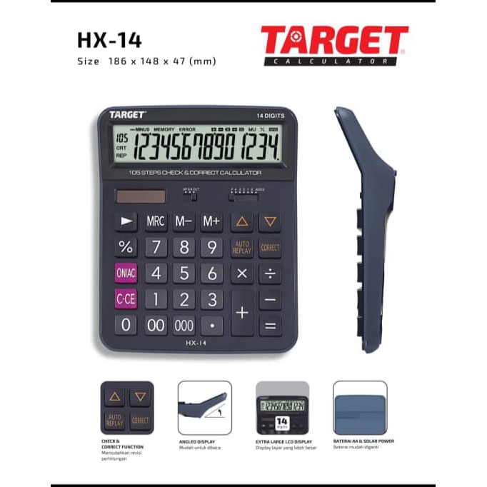 

KALKULATOR TARGET HX14