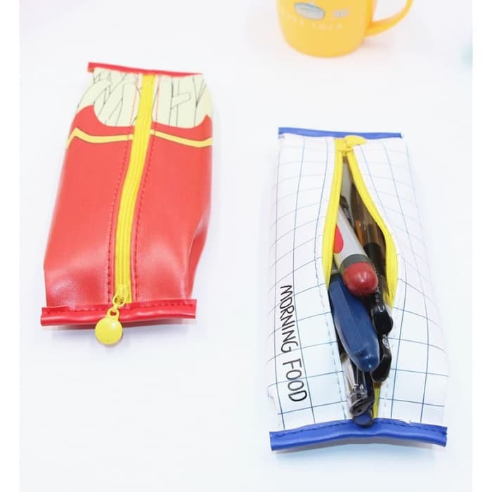 

Hitz TP0073 Tempat Pensil Daily Snack / Tempat Kosmetik Pouch - cheese putih Elegan