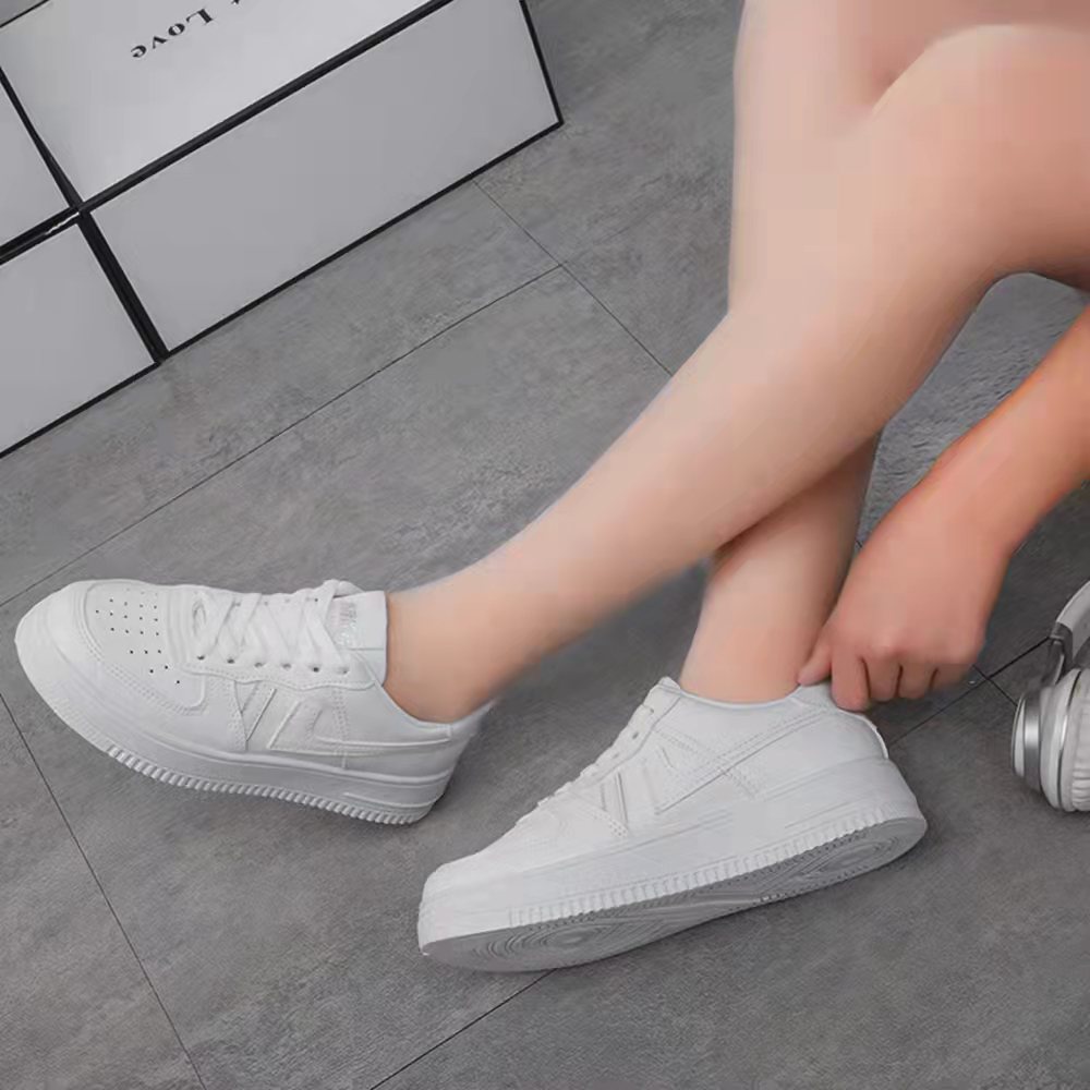 Sepatu Putih Import Sneakers Wanita Ori Dane and Dine - S0118 WHITE