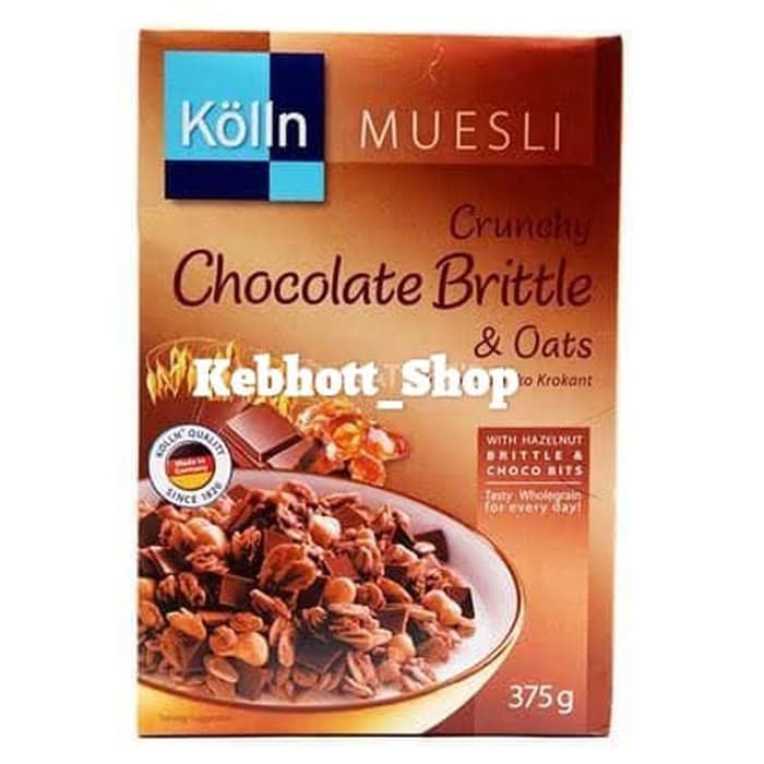

Kolln Muesli crunchy Chocolate Brittle & Oats 375gr