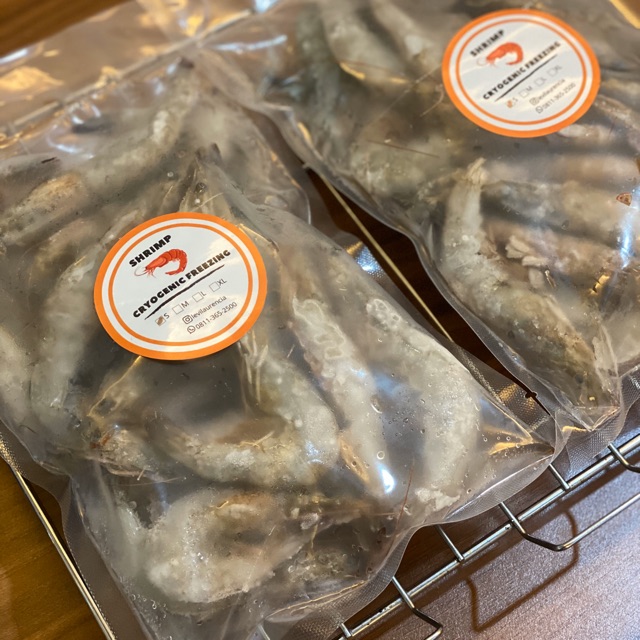 

Udang Vanamei cryogenic freezing