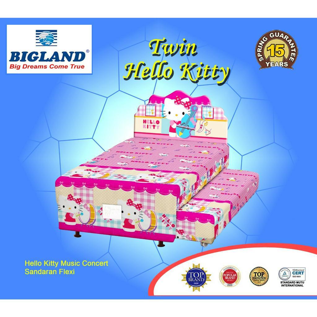 Springbed Bigland Twin Hello Kitty ukuran 120x200 Manado