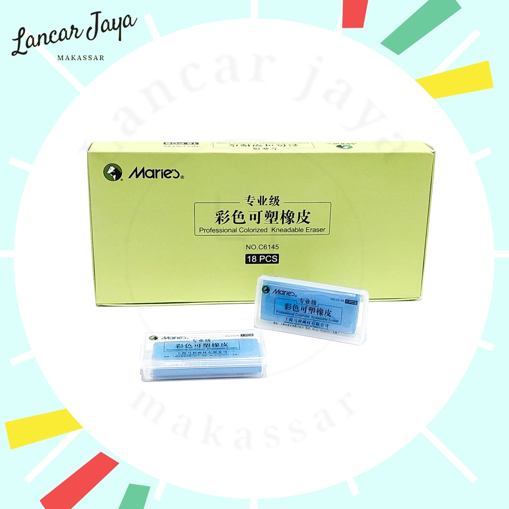 

Penghapus Knetgummi Pro Colorized Kneadbable Eraser MARIES C6145