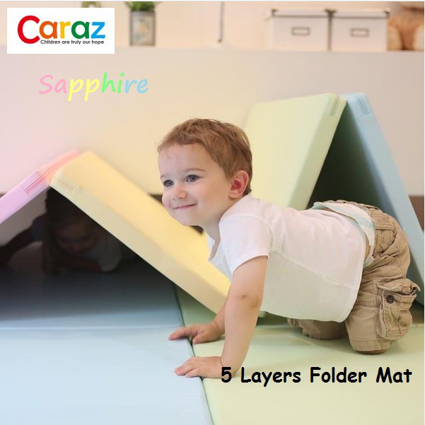 

CARAZ FOLDER MAT SAPPHIRE (PASTEL) 5 LAYER