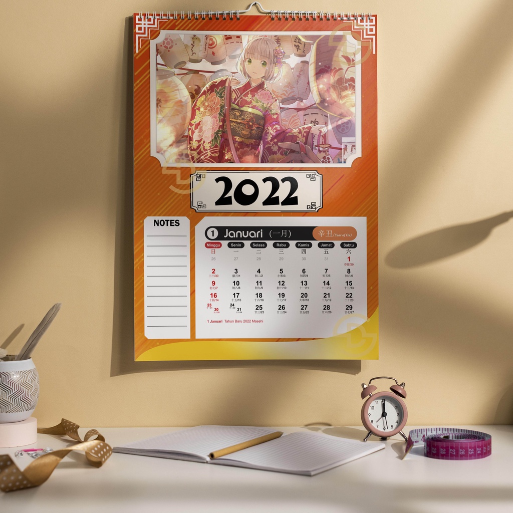 

Kalender Dinding Custom Versi Standar China Bali dll 2023 (versi 1 bulanan)