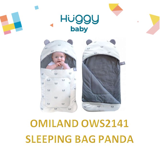 Omiland OWS2141 Sleeping Bag Panda Series Bedong Selimut Bayi