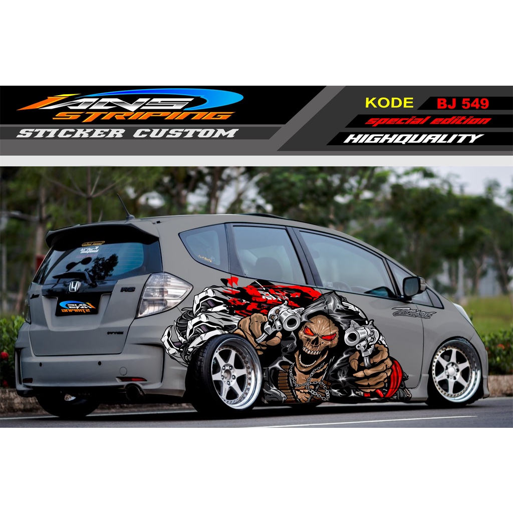 STICKER MOBIL JES BRIO AGYA AVANZA YARIS SWIFT / DECAL STIKER MOBIL / VARIASI STIKER MOBIL