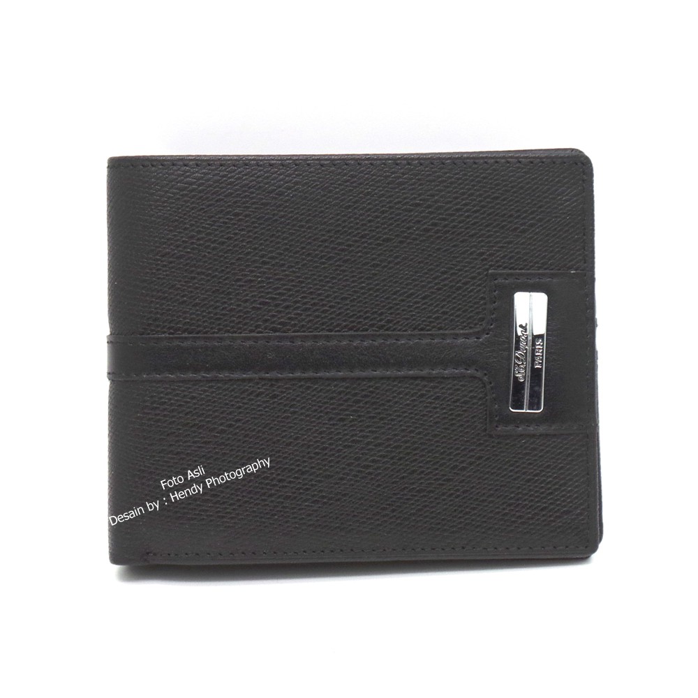 DOMPET PRIA KULIT ASLI IMPORT MURAH LEMBUT | St Dupont D335-12 Black