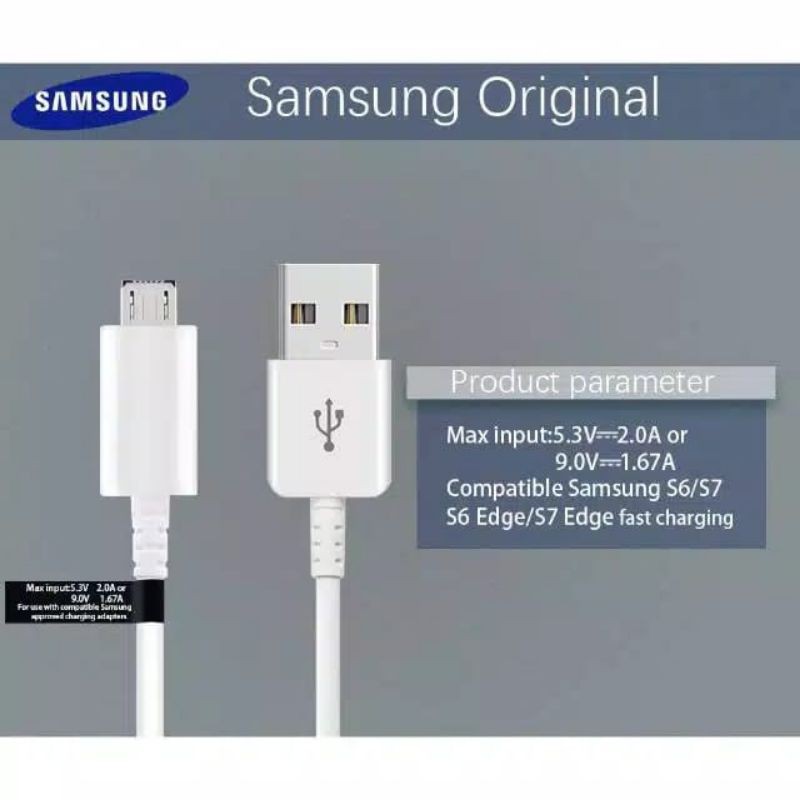 Kabel Data SMG Micro USB S6/S7/S6 Edge/S7 Fast Charging