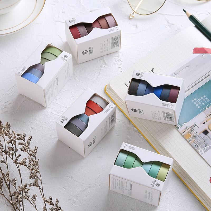 

《PLAN-V》6 ROLLS BASIC WASHI TAPE | MASKING TAPE