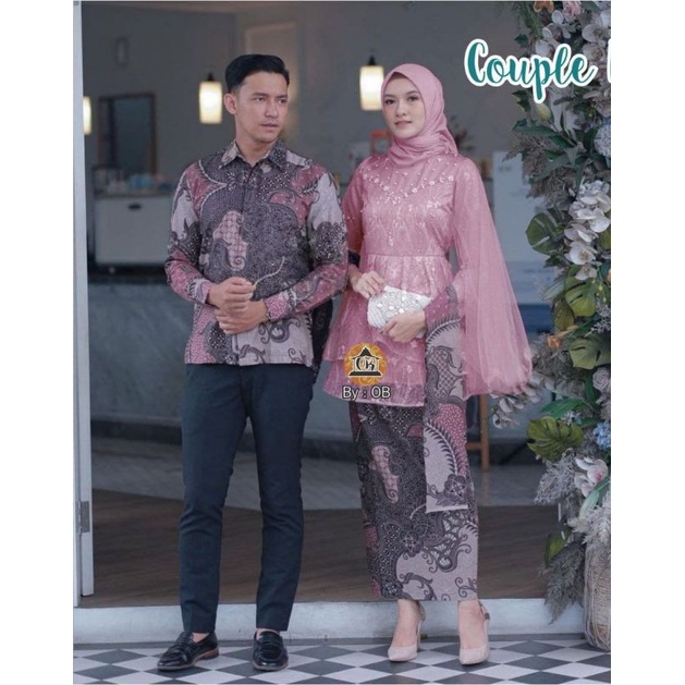 MEGAN SERIES COUPLE ( LYLAAC ) KEBAYA MODERN SET COUPLE KEBAYA BROKAT