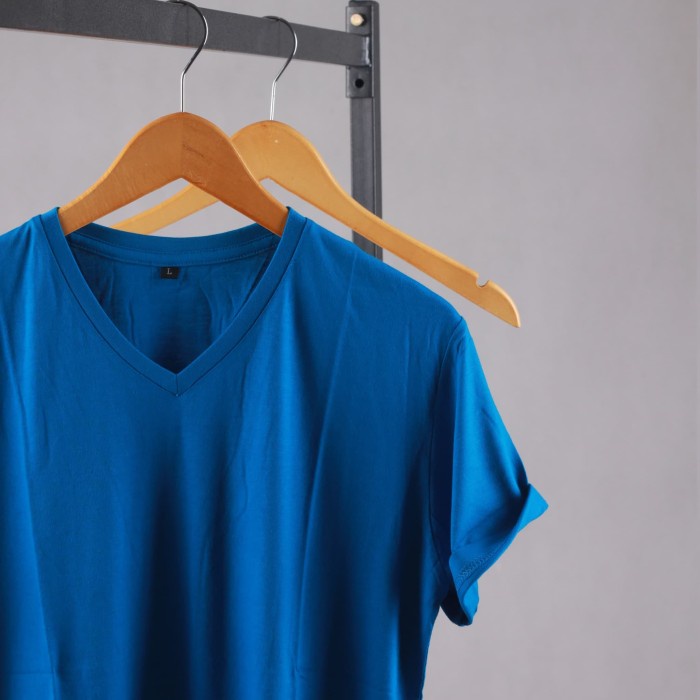 Kaos Polos Katun Bambu V Neck XXL (Cotton Bamboo Tshirt)