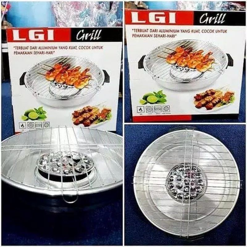 BELLA - ALAT PANGGANG BULAT SERBAGUNA BBQ LGI GRILL MAGIC ROASTED GRILL