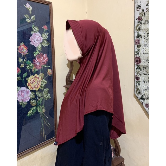 BERGO STANDART POLOS//Simple Pet Instant Hijab