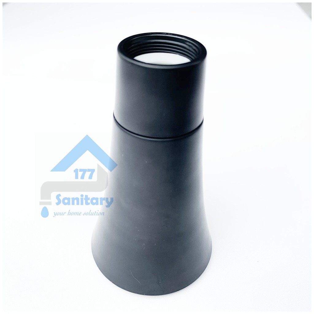 Saringan sink 2in1 Terompet HITAM- sambungan Kepala Kran bak cuci piring Hemat air BLACK filter dapur spare part head sink