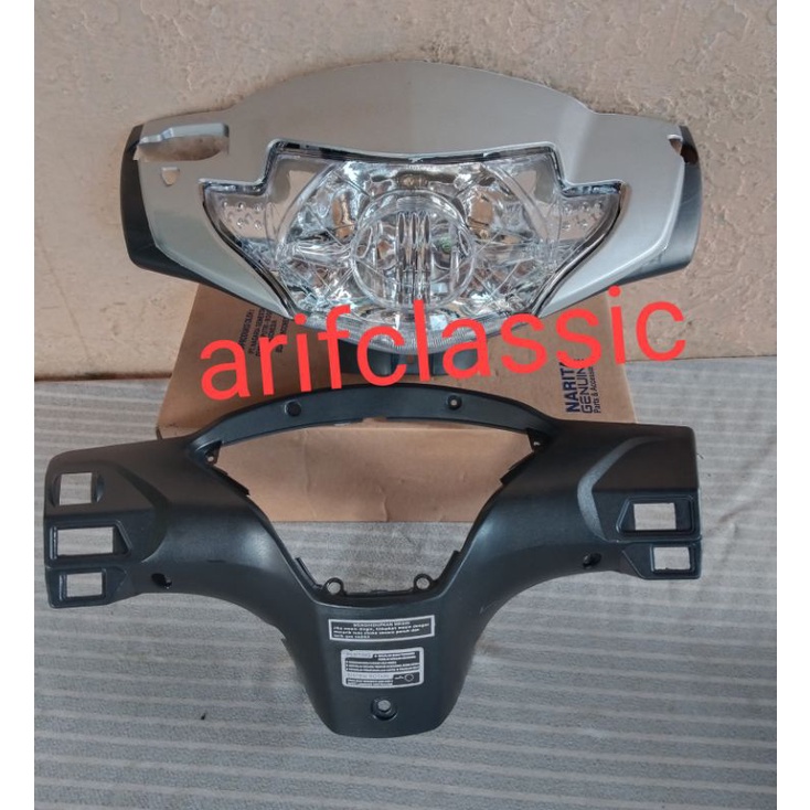 batok totok kepala depan Supra X 125 Lama old 2005-2006 warna silver
