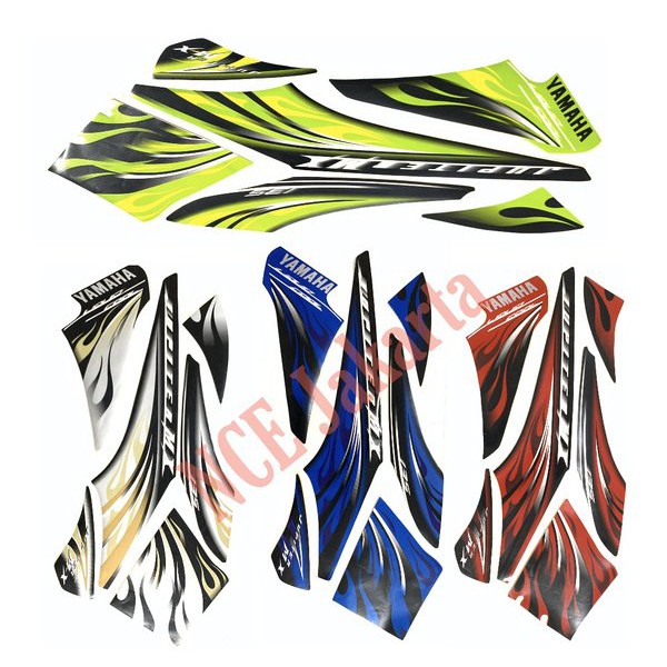 Stiker striping Yamaha Jupiter MX 135 tahun 2010
