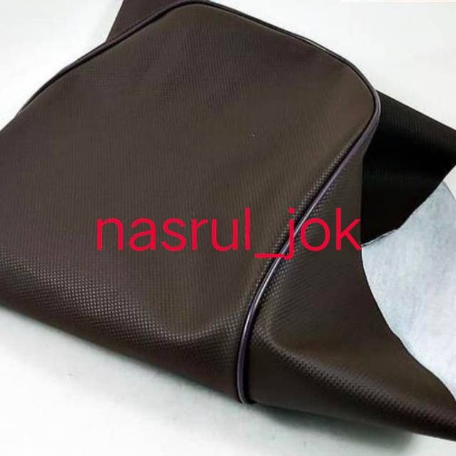 Kulit jok motor scoopy warna coklat