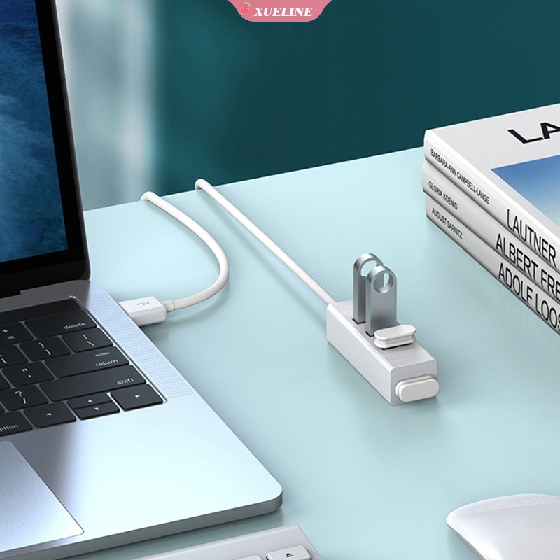 Adapter Splitter 4 Port USB OTG Untuk Huawei Xiaomi Lenovo Macbook PC Komputer
