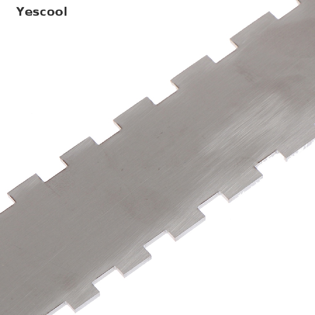 Yescool Penggaris Fret Gitar Bahan Stainless Steel