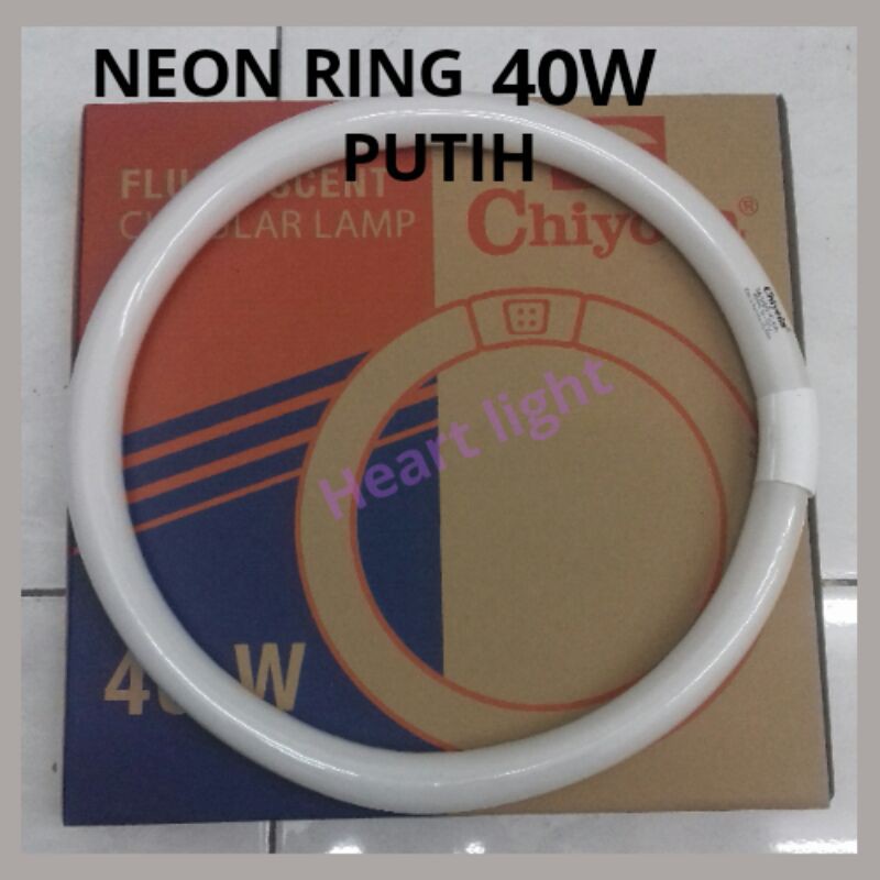 LAMPU NEON RING 40W PUTIH LAMPU FCL 40W PUTIH TL BULAT T8 CHIYODA RING 40W PUTIH