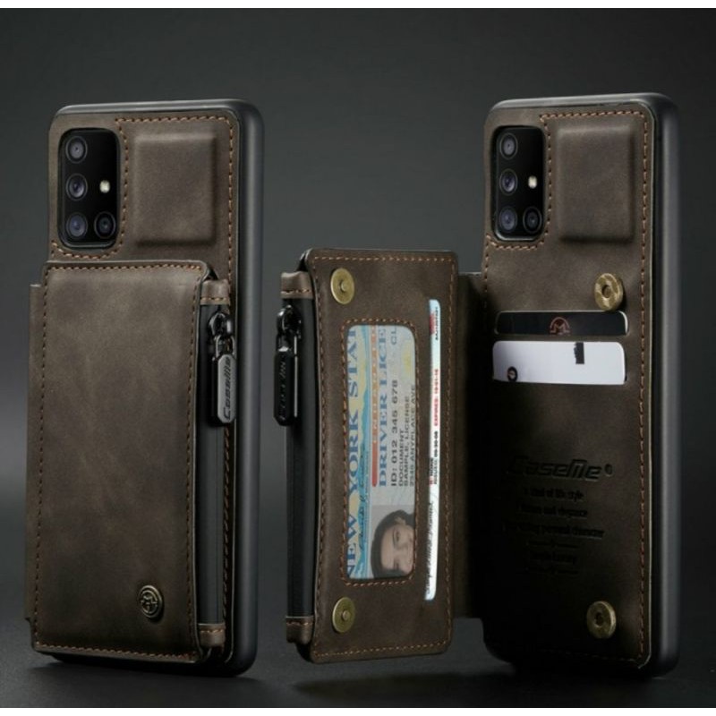 case original Samsung A51 A31 A71 BACK COVER CASE dompet caseme