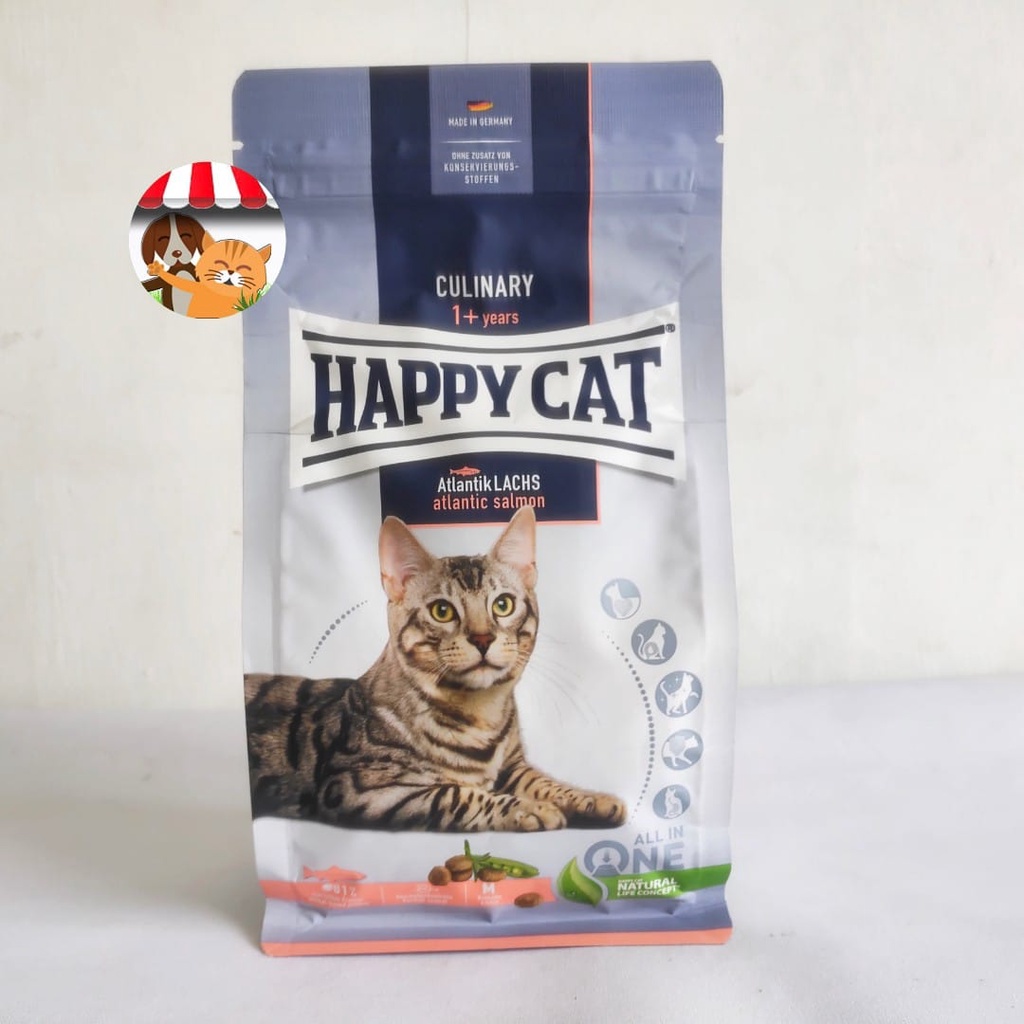 Happy Cat Culinary Atlantic Salmon 300gr - Makanan Kucing Hair &amp; Skin