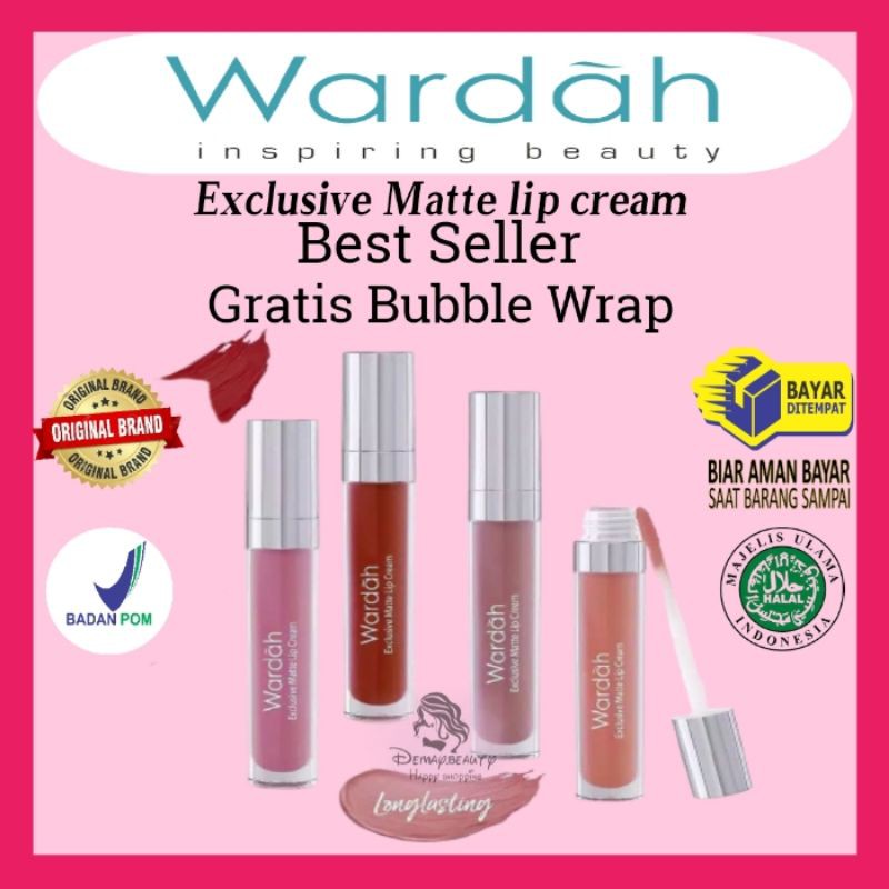 liptin wardah - lipmate wardah -wardah velvet matte - make up wardah - lipstik wardah