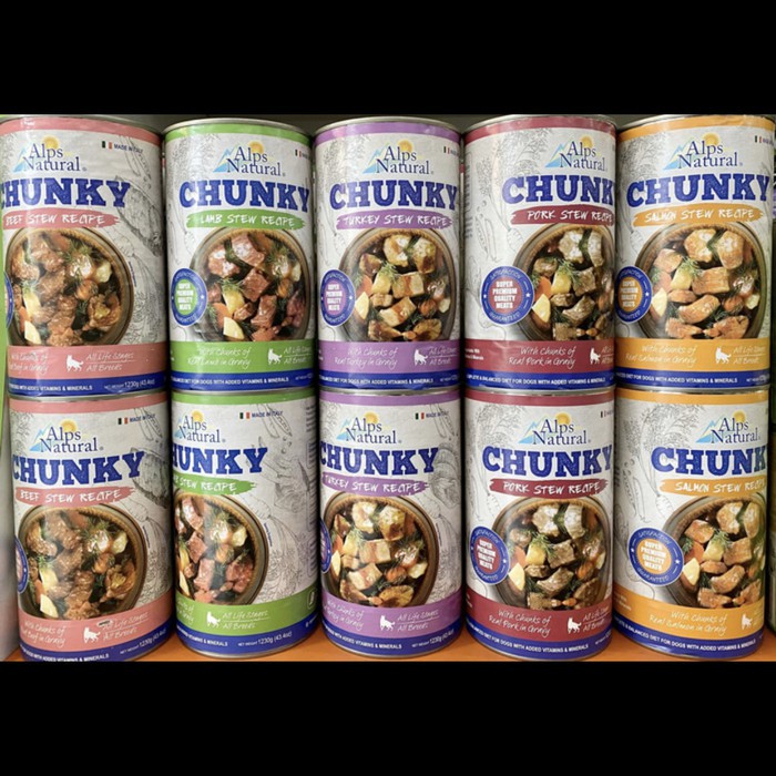 Alps natural chunky dog food 1230 gram