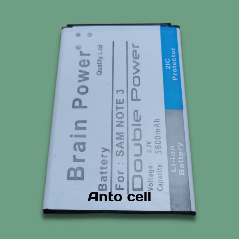 Baterai batre Samsung Galaxy Note 3 N9000 SM-N900 N9005 N9006 double power
