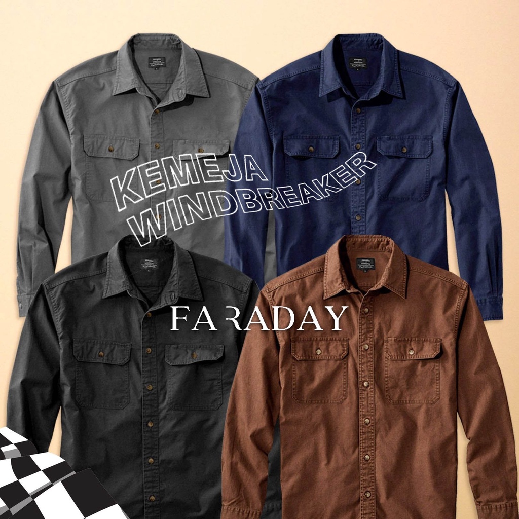 Jual Kemeja Tactical PDL Canvas Premium | FARADAY X ROADSTER | Hitam ...