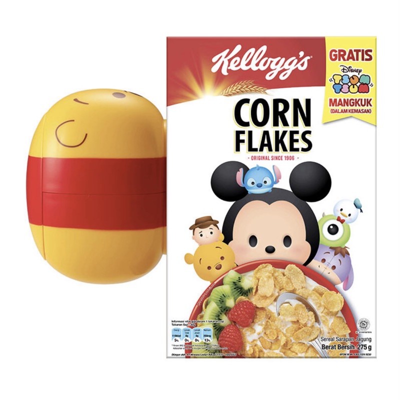 Mitolshop - Ready stock Kelloggs Tsum Tsum special edition 2pcsx275gr (free 1pcs bowl random)