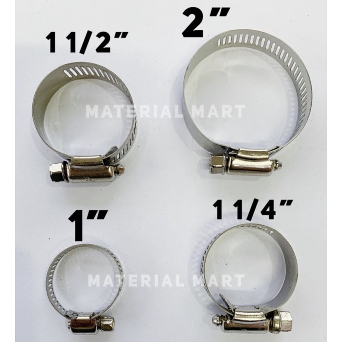 Klem Pengunci Selang Besi Gas LPG Regulator Hose Clamp Stainless Steel Kuat