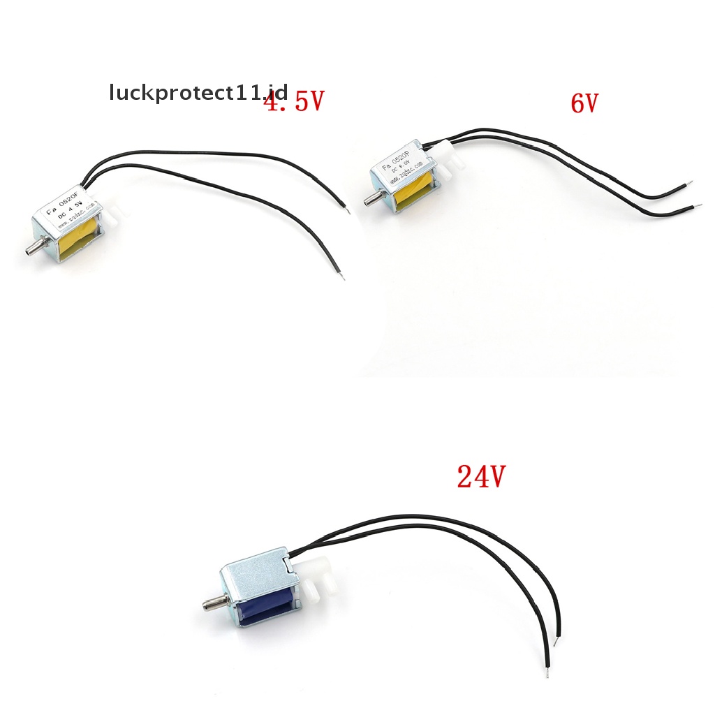 //HG&amp;ID// Electric 4.5V 6V 24V mini small solenoid valve air gas release 2 position 3 way .