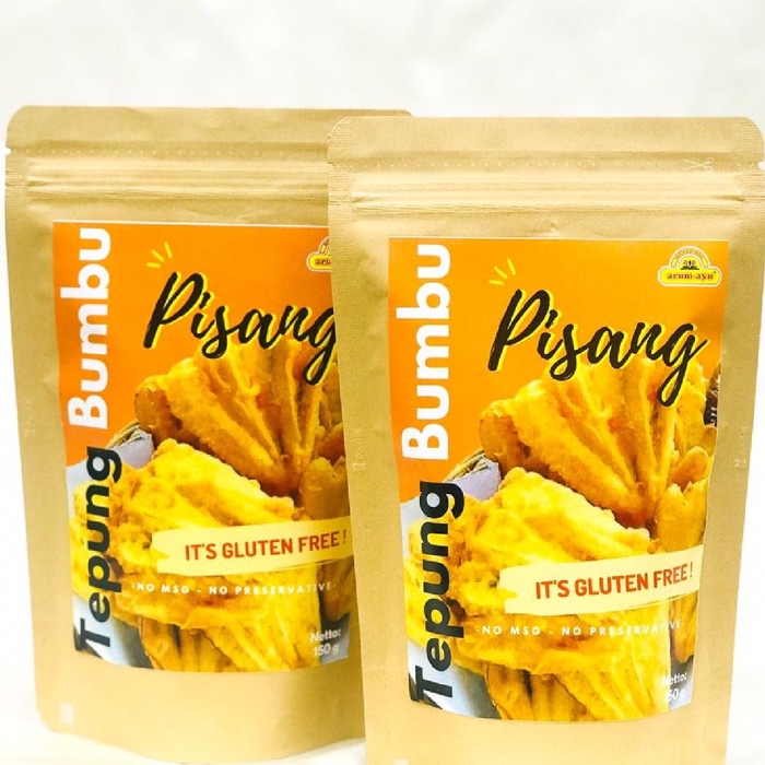 

pakai-siap-tepung-bumbu-tepung- tepung serbaguna gluten free - tepung bumbu pisang 150 g -tepung-