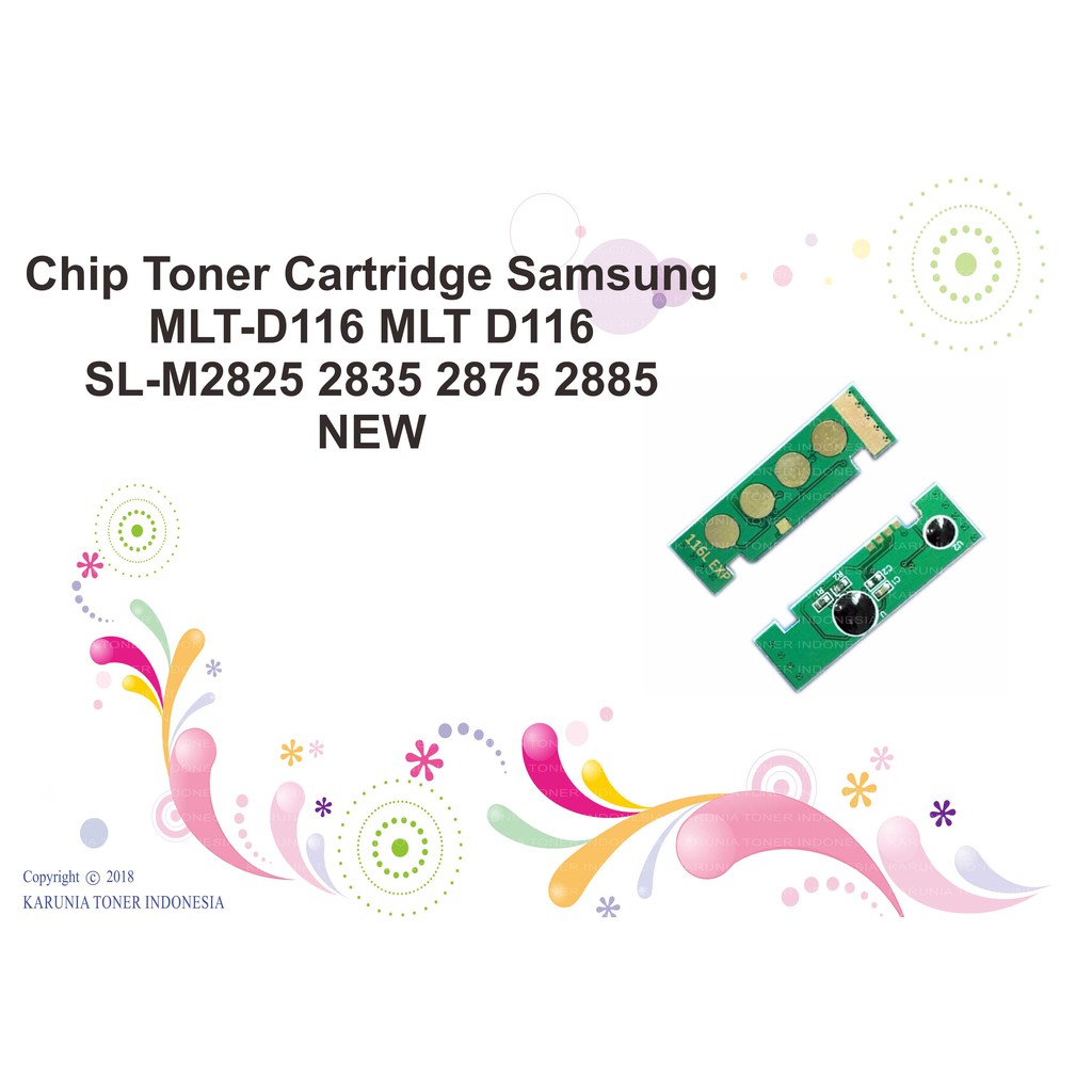 Chip Toner Cartridge Samsung MLT-D116 MLT D116 SL M2825 2835 2875 2885