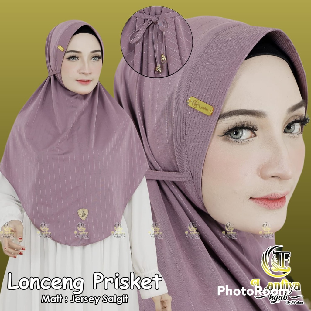 Jilbab Instan Lonceng Prisket By Lanfiya / Kerudung Bergo Model Baru 2022 Dewasa / Hijab Instan Lang