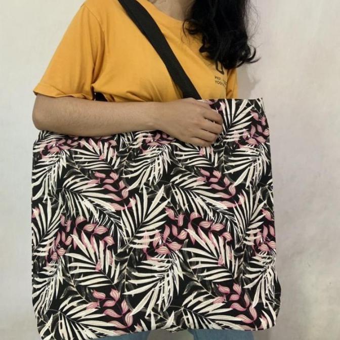 (COD) Tote bag / Tas Belanja Jumbo Kanvas Jumbo dan Tebal BAGUS