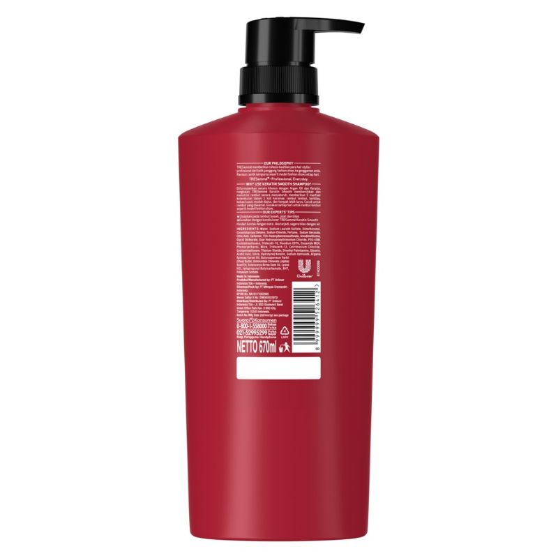 shampoo TRESemme keratin smooth 670ml/shampoo treseme 670ml