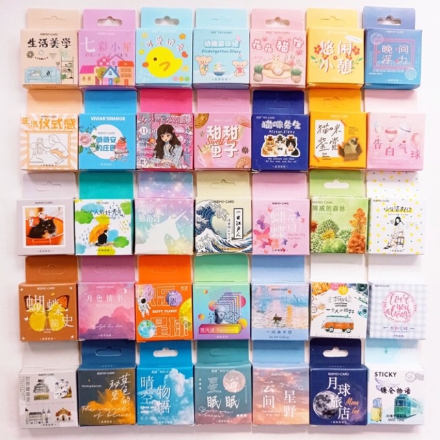 

READY 45pcs sticker DIY esthetic buat dekor jurnal/scrapbook/diary termurahh