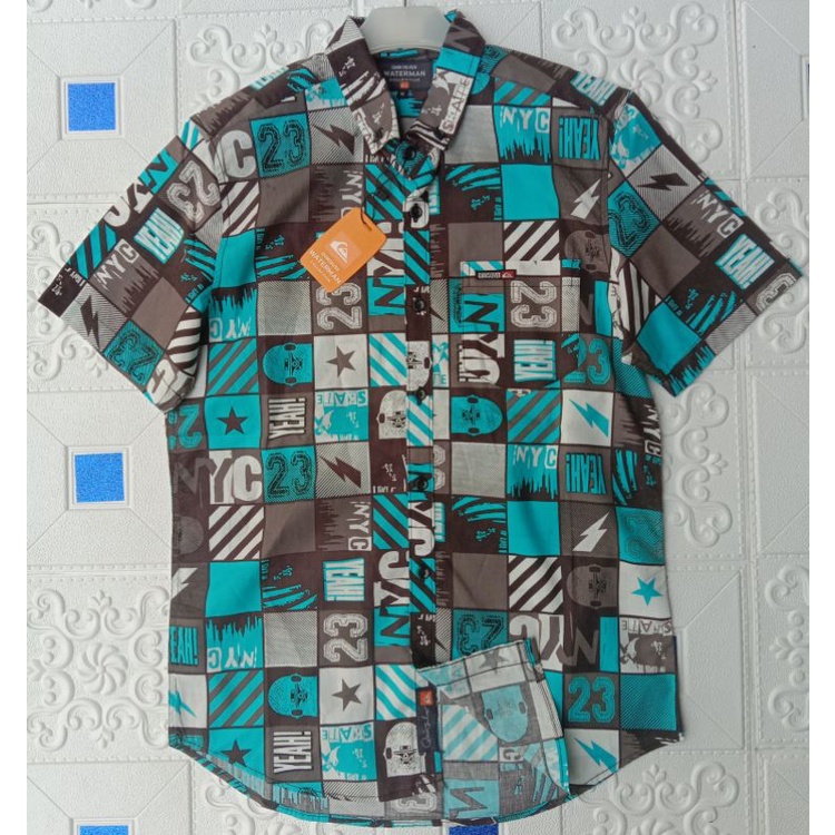 Kemeja Pria Lengan Pendek Quicksilver Waterman