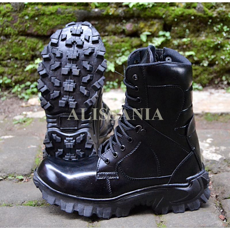 SEPATU SAFETY PDL PRIA UJUNG BESI  TNI/POLRI/SECURITY