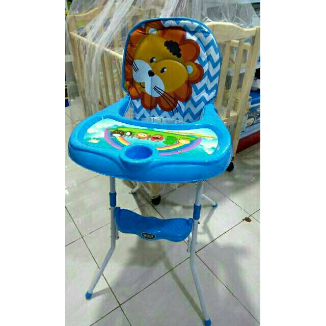 Baby High Lower Chair Portable  2 in 1 Kursi  Makan  Bayi  