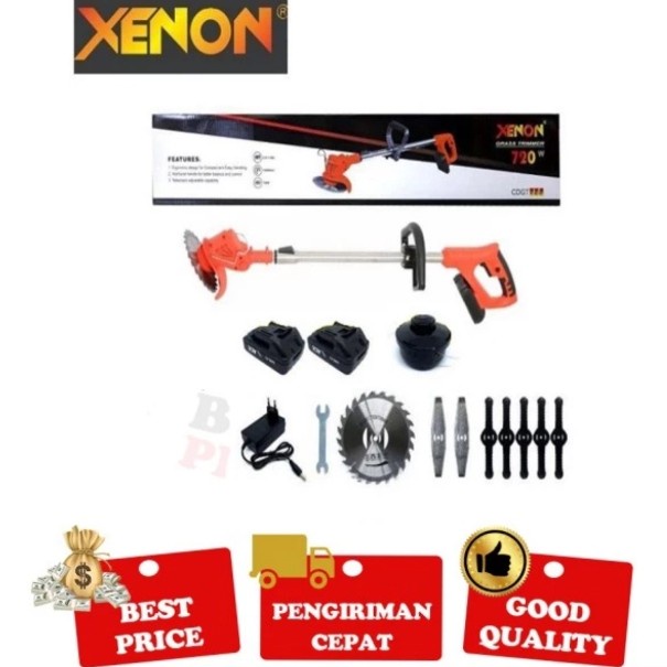 Mesin Potong Rumput - Mollar Xenon CDGT720 Mesin Potong Rumput 20V